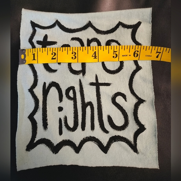 Blue Trans Rights Patch - Picture 2 of 4